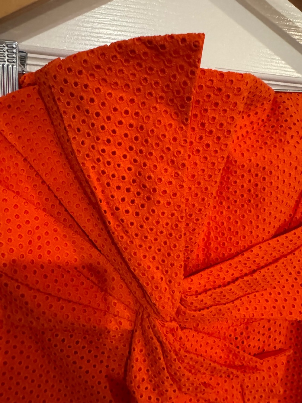 Anthropologie Tie Front Eyelet Jumpsuit - Picture 8 of 15